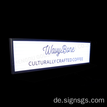 Benutzerdefinierte Ecran LED Publicitaire Werbung Light Box